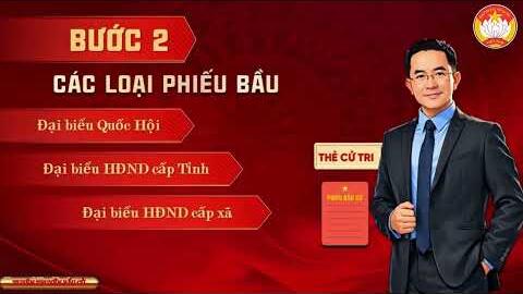 Hướng dẫn quy trình bỏ phiếu bầu cử đại biểu QH khóa XVI và HĐND các cấp, nhiệm kỳ 2026 - 2031
