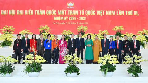 Đoàn đại biểu tỉnh Lạng Sơn dự Đại hội đại biểu toàn quốc MTTQ Việt Nam lần thứ XI, nhiệm kỳ 2026 - 2031