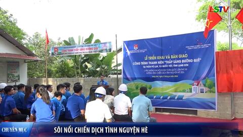 Sôi nổi chiến dịch tình nguyện hè