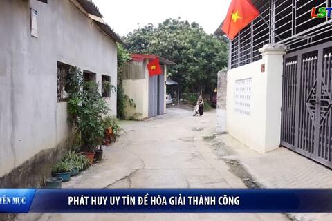 Phát huy uy tin để hòa giải