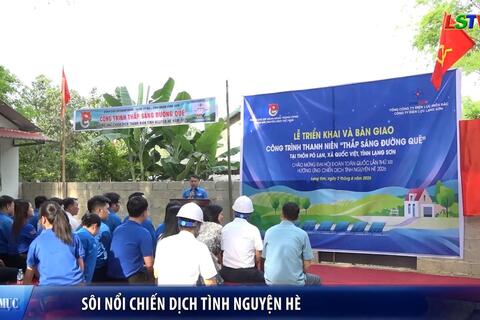 Sôi nổi chiến dịch tình nguyện hè