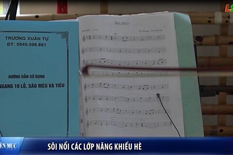 Tuổi trẻ Xứ Lạng - Sôi nổi các lớp năng khiếu hè