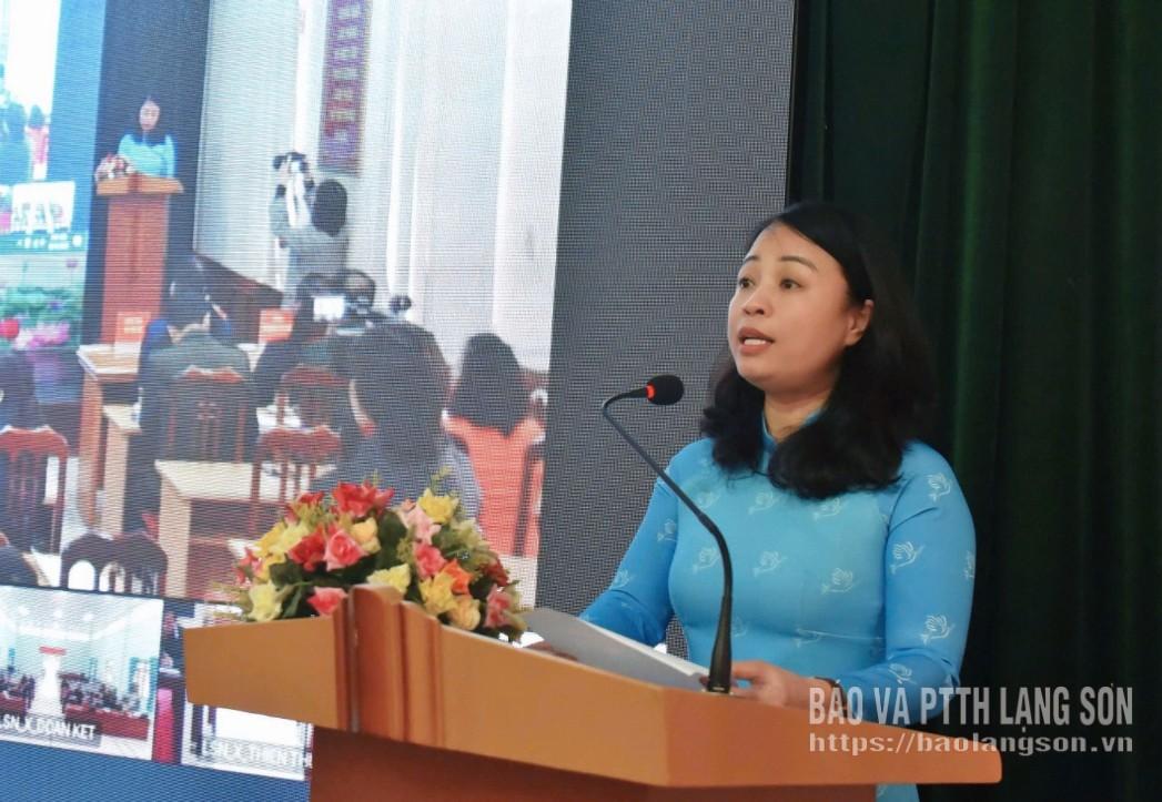 Lãnh đạo Ủy ban MTTQ Việt Nam tỉnh, Phó trưởng Ban Tổ chức Cuộc thi thông qua thể lệ cuộc thi