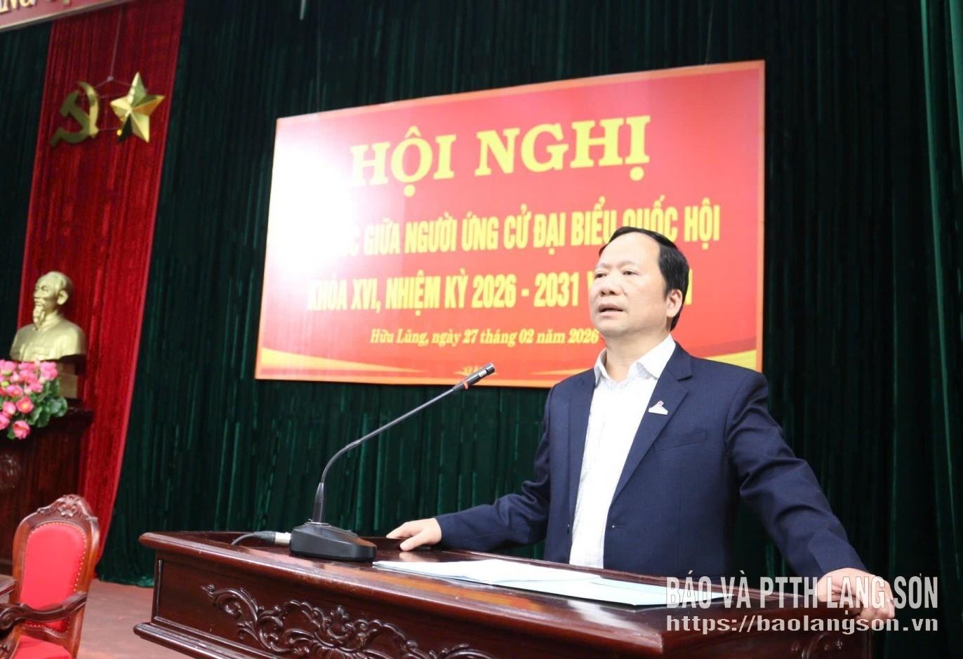 Ông Nguyễn Đặng Ân, Ủy viên Ban Chấp hành Đảng bộ tỉnh, Giám đốc Sở Văn hóa, Thể thao và Du lịch tỉnh phát biểu tại hội nghị