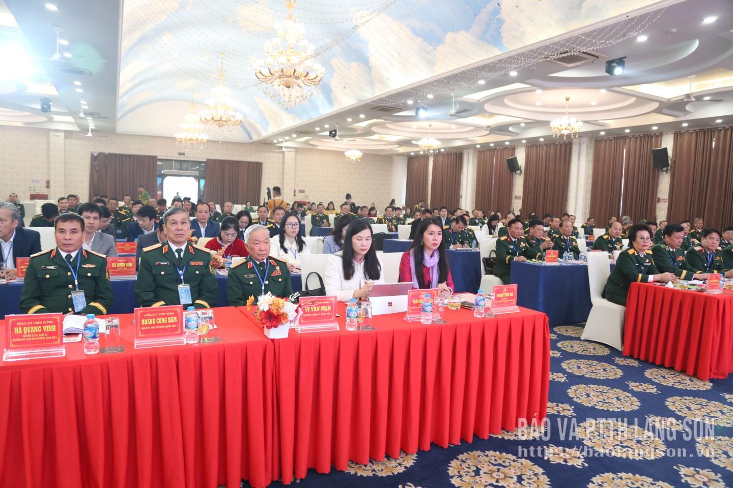 Các đại biểu dự Đại hội Hội Doanh nhân CCB tỉnh lần thứ II