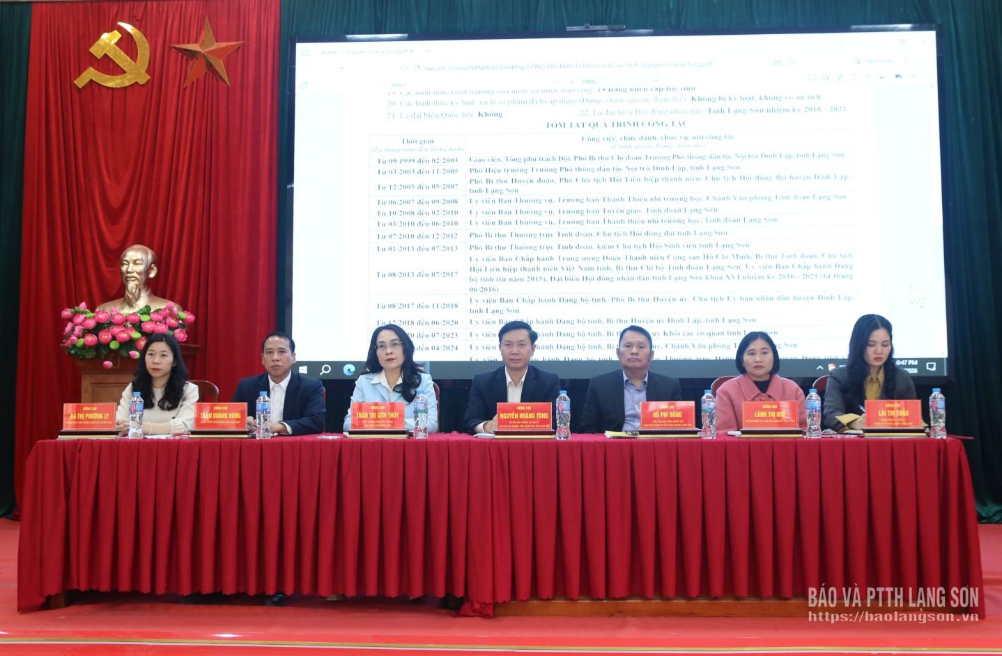 Các ứng cử viên Đại biểu HĐND tỉnh nhiệm kỳ 2026 - 2031 tiếp xúc cử tri, vận động bầu cử tại xã Khánh Khê