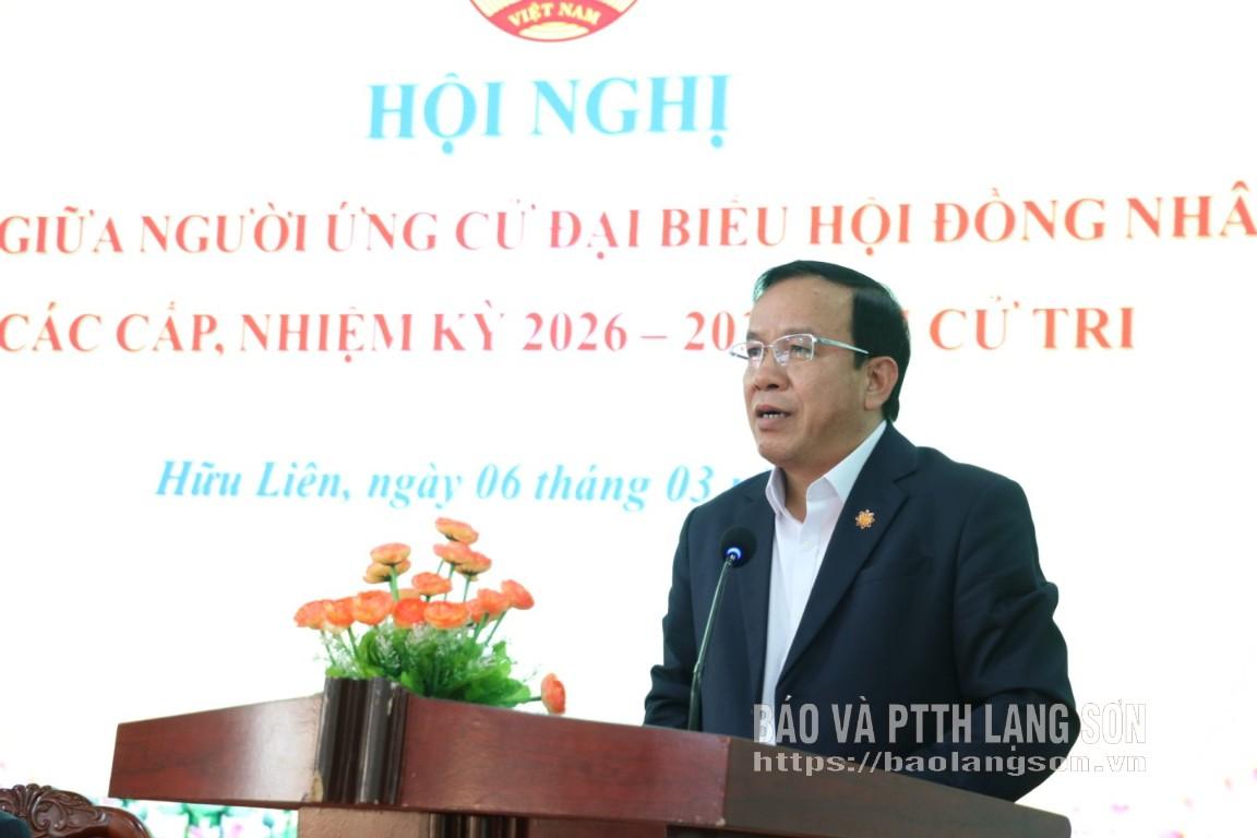 Ông Phan Hồng Tiến, Giám đốc Sở Tài chính trình bày chương trình hành động