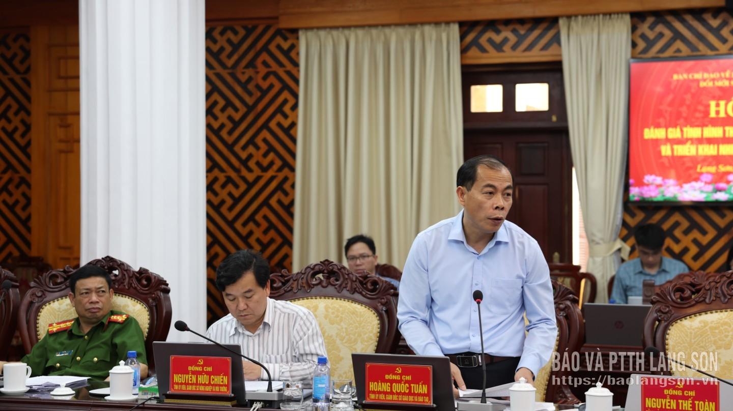 Lãnh đạo Sở Giáo dục và Đào tạo báo cáo về xây dựng kho học liệu số và lớp học thông minh