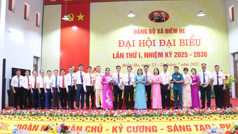 Đại hội Đại biểu Đảng bộ xã Điềm He lần thứ nhất,  nhiệm kỳ 2025 - 2030