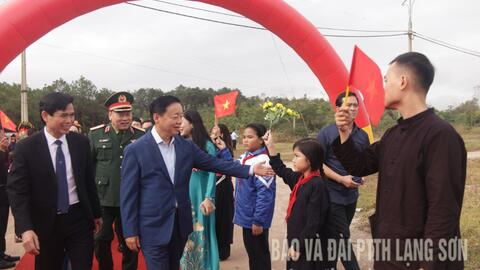 Đồng loạt khởi công xây dựng trường phổ thông nội trú liên cấp tiểu học và THCS tại các xã biên giới