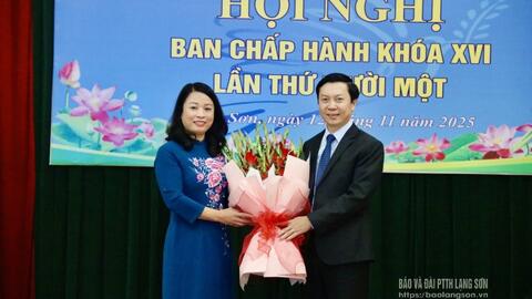 Lạng Sơn có tân Chủ tịch Hội Liên hiệp phụ nữ tỉnh