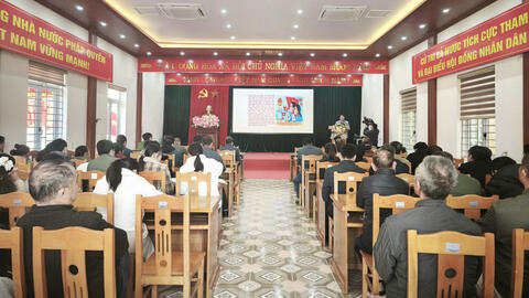 Hội nghị tuyên truyền công tác bầu cử đại biểu Quốc hội khóa XVI và đại biểu HĐND các cấp, nhiệm kỳ 2026 - 2031 tại các xã Công Sơn, Mẫu Sơn, Lộc Bình