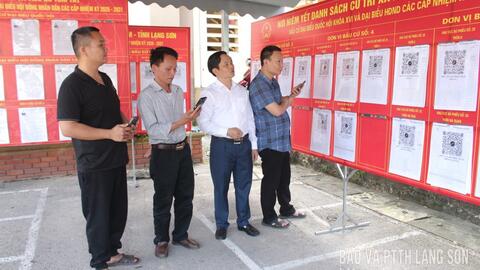 Na Sầm: Đổi mới tuyên truyền bầu cử