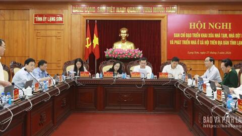 Hội nghị Ban Chỉ đạo triển khai xóa nhà tạm, nhà dột nát và phát triển nhà ở xã hội