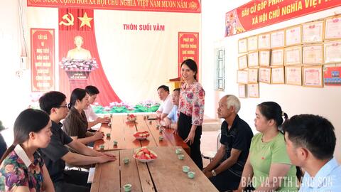 Lãnh đạo tỉnh khảo sát tại xã Thống Nhất