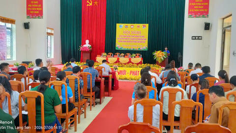 Xã Hoàng Văn Thu sơ kết công tác 6 tháng đầu năm 2026