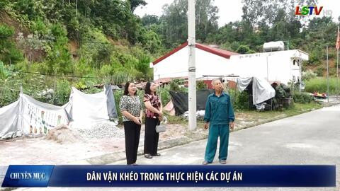MTTQ Xứ Lạng - Dân vận khéo trong thực hiện các dự án