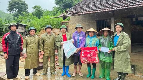 Hội LHPN Lạng Sơn sát cánh cùng người dân vượt qua mưa lũ do bão số 4