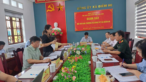 Giám sát việc thực hiện các quy định của pháp luật liên quan đến công tác CCB và tổ chức Hội CCB Việt Nam