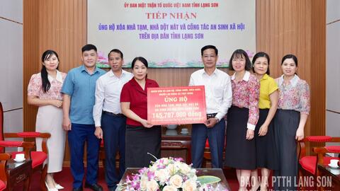 Ủy ban MTTQ Việt Nam tỉnh tiếp nhận hơn 239 triệu hỗ trợ xóa nhà tạm, nhà dột nát và công tác an sinh xã hội