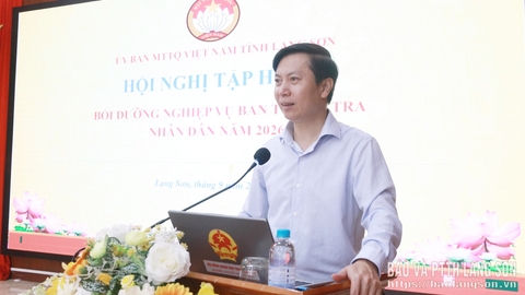 Bồi dưỡng nghiệp vụ cho thành viên ban thanh tra nhân dân các xã