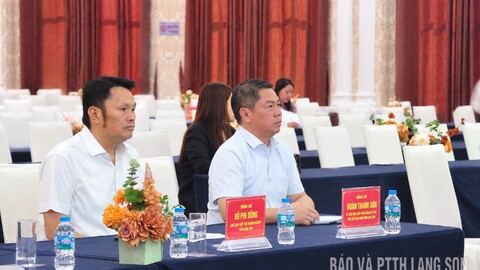 Tổng duyệt chương trình Lễ tôn vinh “Doanh nhân, Doanh nghiệp tiêu biểu tỉnh Lạng Sơn” lần thứ V và Kỷ niệm ngày Doanh nhân Việt Nam