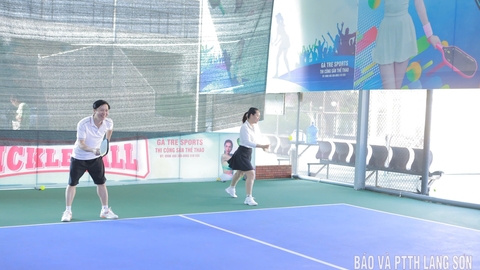 Cơ quan Ủy ban MTTQ Việt Nam tỉnh tổ chức Giải Pickleball chào mừng Ngày Phụ nữ Việt Nam 20/10