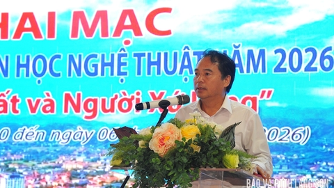 Khai mạc Trại sáng tác văn học nghệ thuật với chủ đề “Đất và Người xứ Lạng” năm 2026