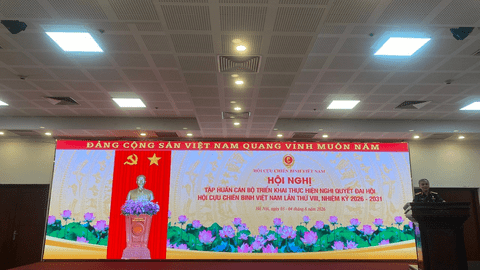 Tập huấn cán bộ chủ chốt Hội Cựu chiến binh Việt Nam