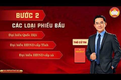 Hướng dẫn quy trình bỏ phiếu bầu cử đại biểu QH khóa XVI và HĐND các cấp, nhiệm kỳ 2026 - 2031