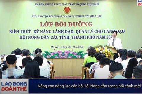Nâng cao năng lực cán bộ Hội Nông dân trong bối cảnh mới