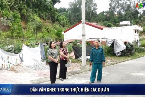 MTTQ Xứ Lạng - Dân vận khéo trong thực hiện các dự án