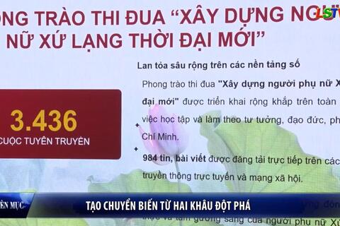 Phụ nữ Xứ Lạng - Tạo sự chuyển biến từ hai khâu đột phá