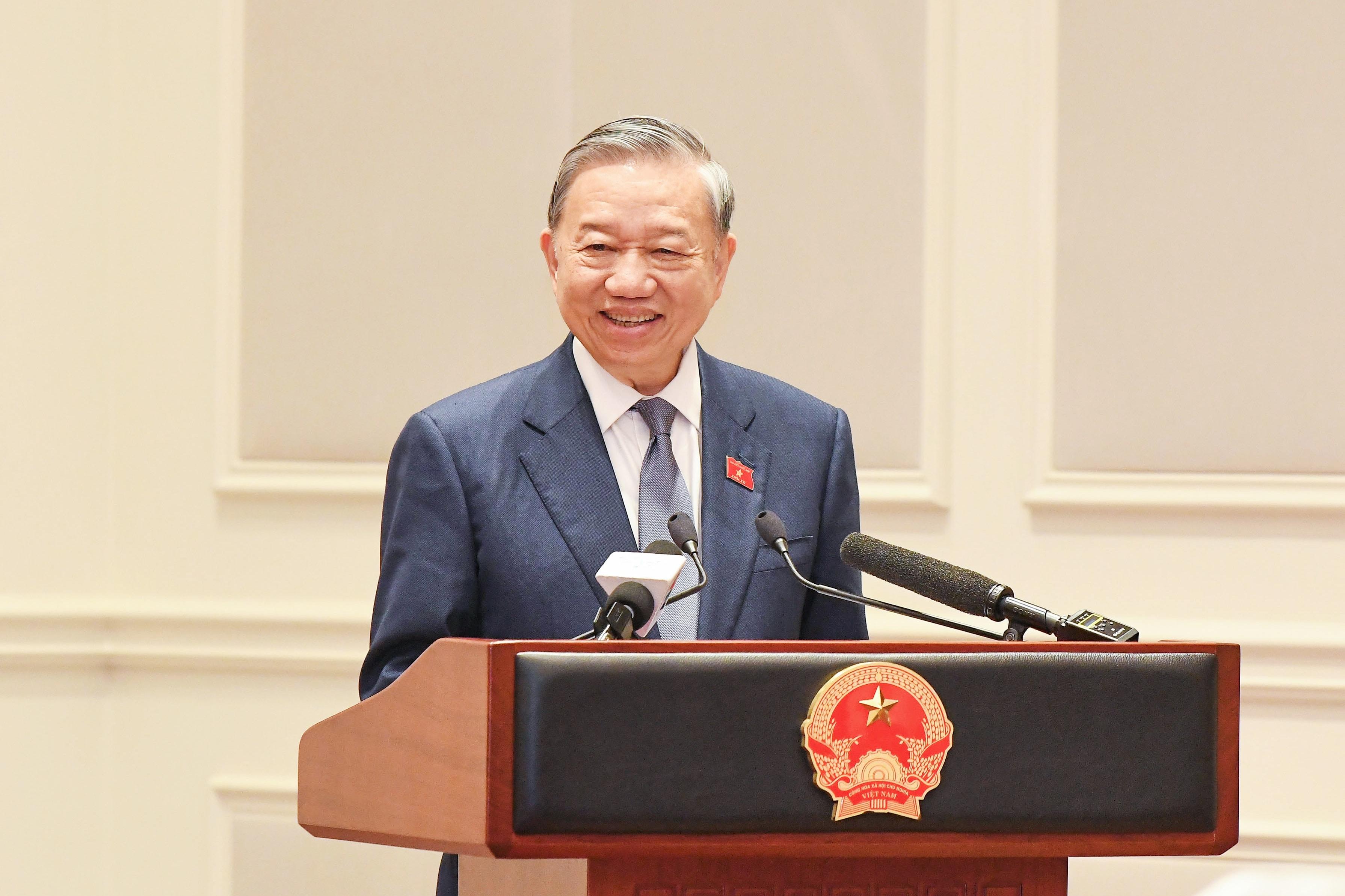 Tổng bí thư, Chủ tịch Nước Tô Lâm phát biểu. Ảnh: Lâm Hiển