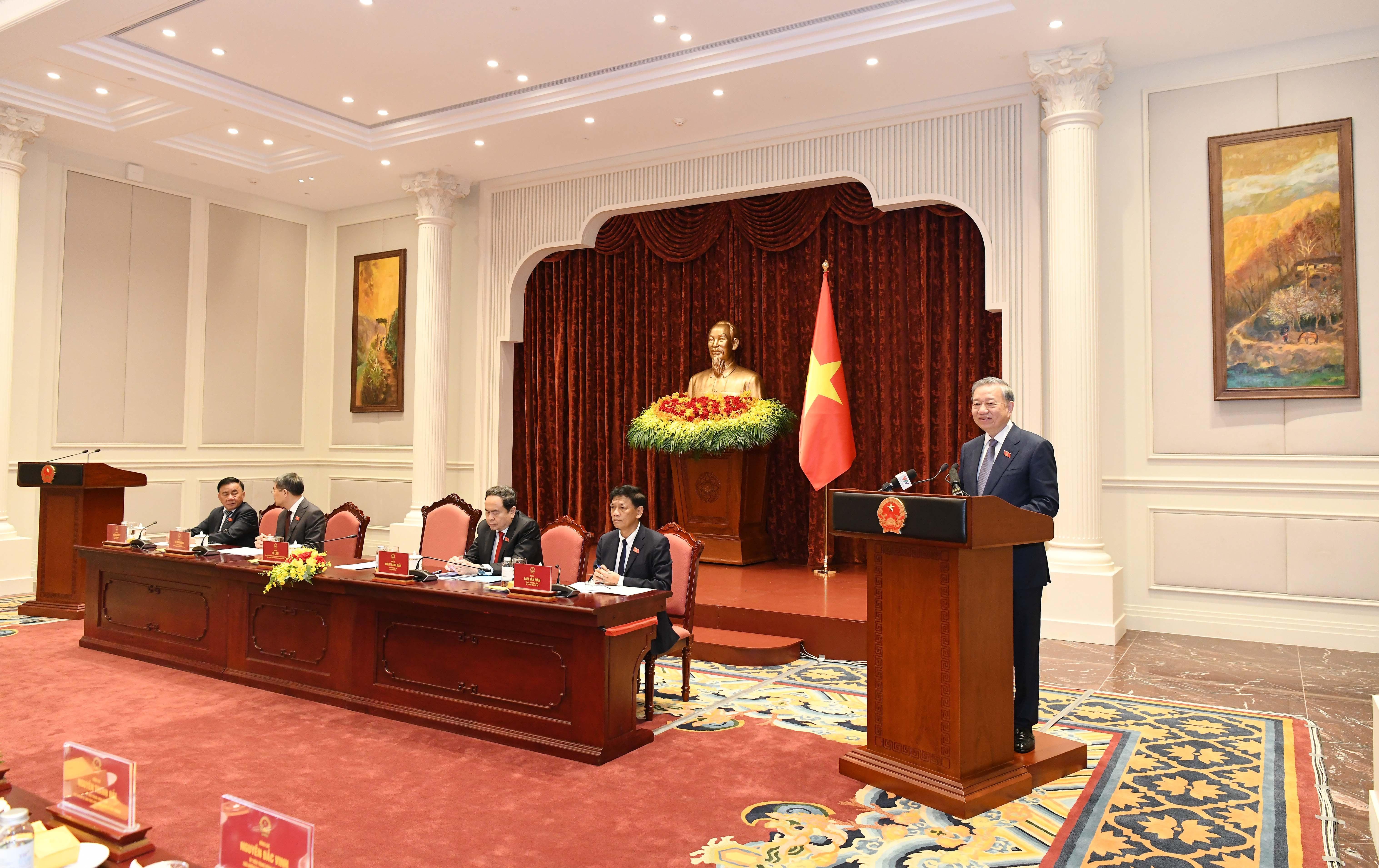 Tổng bí thư, Chủ tịch Nước Tô Lâm phát biểu.4