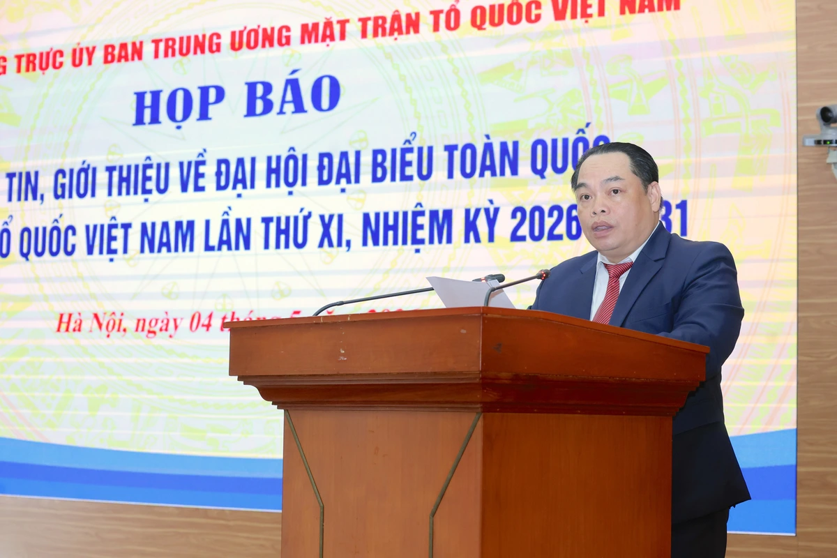 Thông cáo báo chí về Đại hội đại biểu toàn quốc Mặt trận Tổ quốc Việt Nam lần thứ XI, nhiệm kỳ 2026-2031- Ảnh 2.