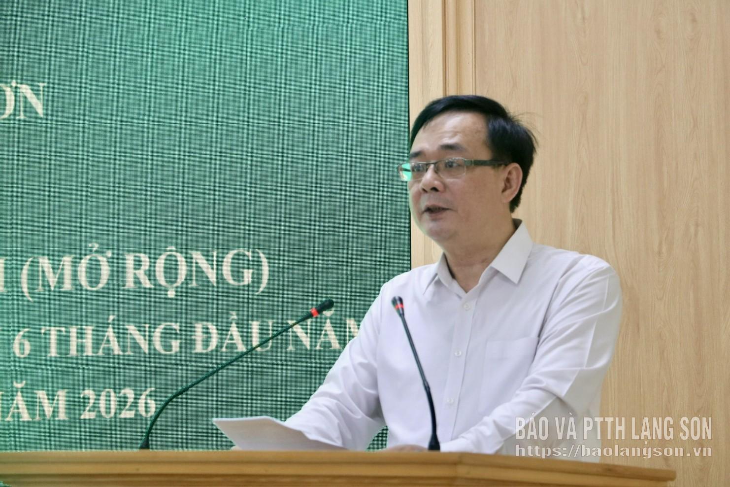 Chủ tịch HND tỉnh phát biểu khai mạc hội nghị